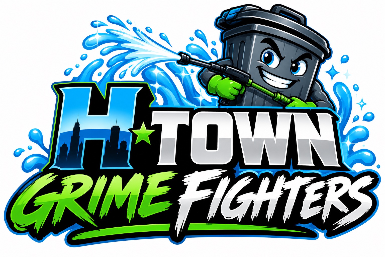 HTown Grime Fighters Logo